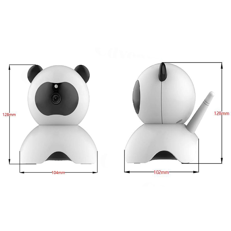 1080P Panda HD wifi surveillance camera IP cloud storage home camera